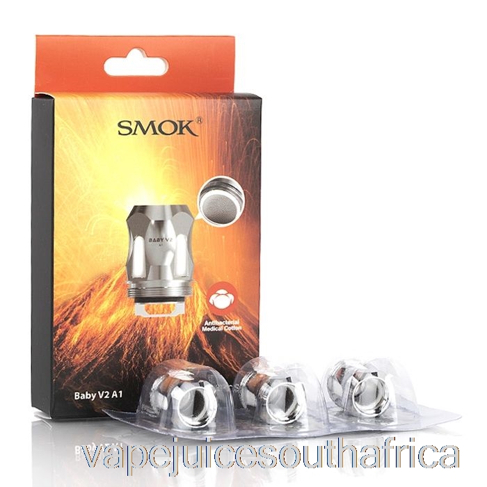 Vape Juice South Africa Smok Tfv8 Baby V2 Replacement Coils 0.17Ohm Baby V2 A1 Single Coils (Ss)